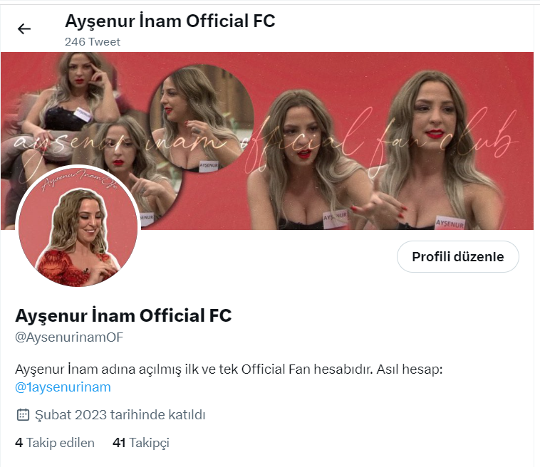 Ayşenur İnam Official FC (@AysenurinamOF) / Posts / X