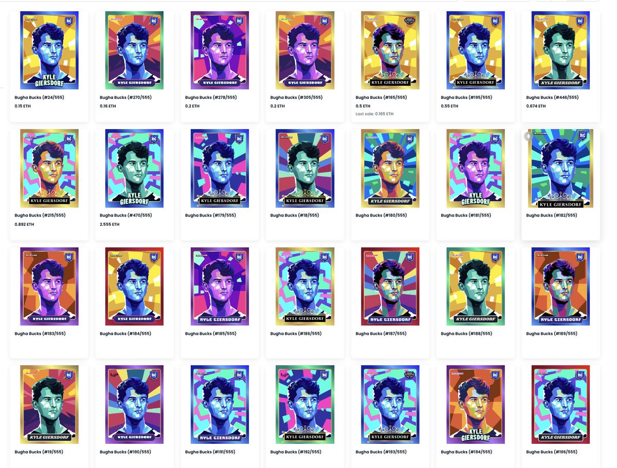 Gift Goat #10 NFT <a href="/bugha/">bugha</a> 1/1 Rookie Card NFTs 

See all here: opensea.io/collection/gif…