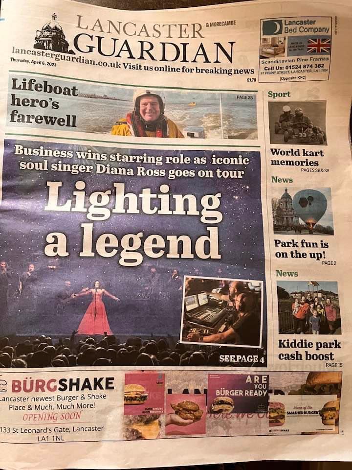 Very proud to be on the front page of my hometown’s local paper <a href="/GuardianDigital/">Lancaster Guardian</a>. Lancaster is the town that gave me my start through its arts funded youth theatre program at the <a href="/TheDukesTheatre/">The Dukes Lancaster</a>. Arts funding creates careers, keep pushing this message <a href="/CatSmithMP/">Cat Smith MP</a> #supportthearts
