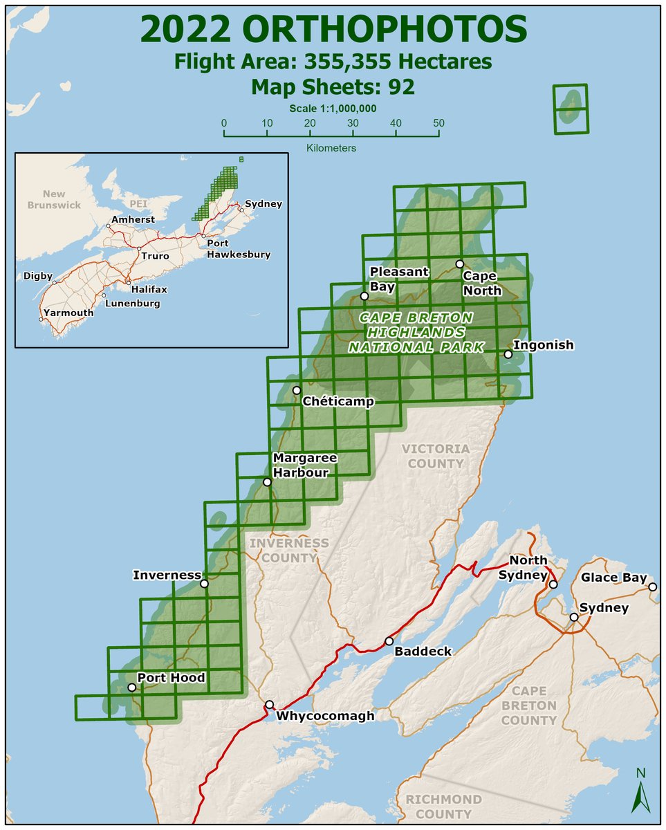 Orthophotography from the Province’s 2022 aerial photography campaign is now available.   Email geoinfo@novascotia.ca to purchase a digital or hardcopy print.