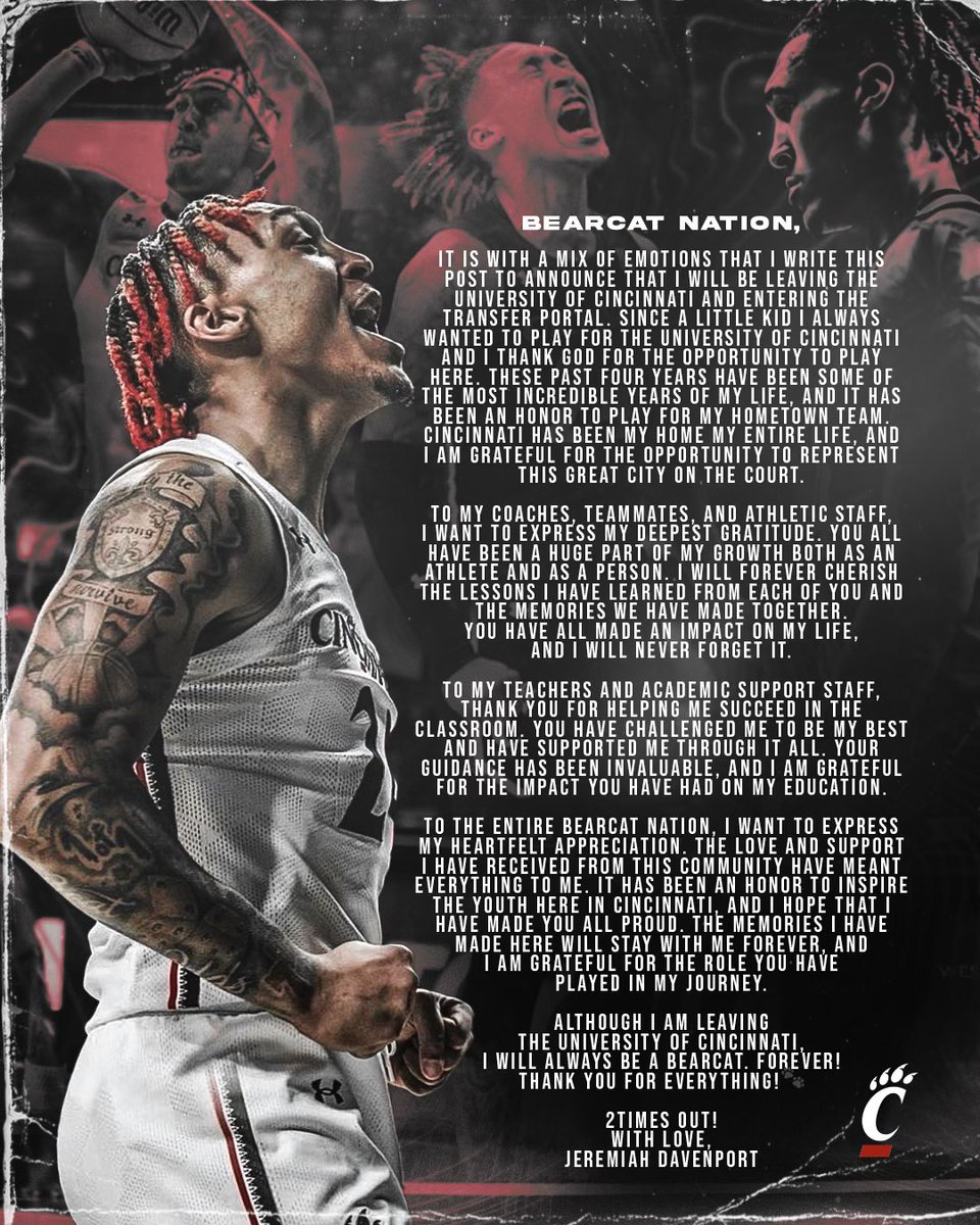 FOREVER A BEARCAT!! 2time$ out🙏🏽❤️