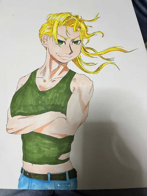 そして今日もDを描けと言ったところDっぽい誰かを描いて帰って行った 