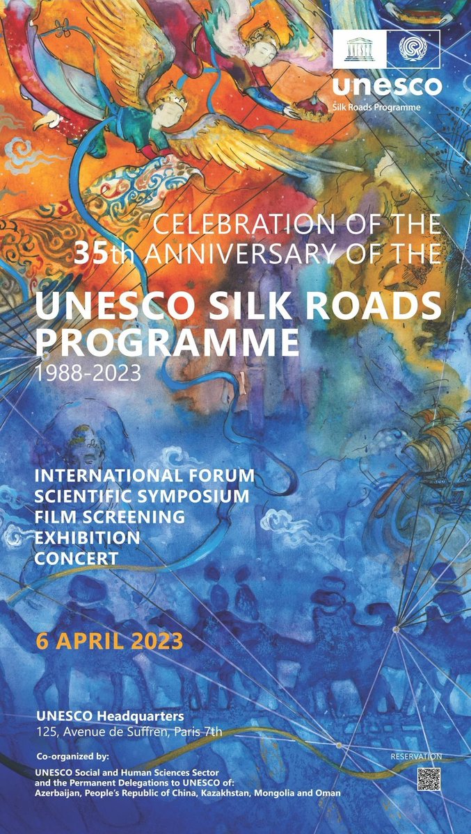 The International Forum on Silk Roads, Diversity, Dialogue and Peace also hosted a presentation by Mr. Muati Al Muati, from the Ministry of Heritage and Tourism.Many thanks to @OmanMHT for its valuable contribution to #UNESCOSilkRoads
