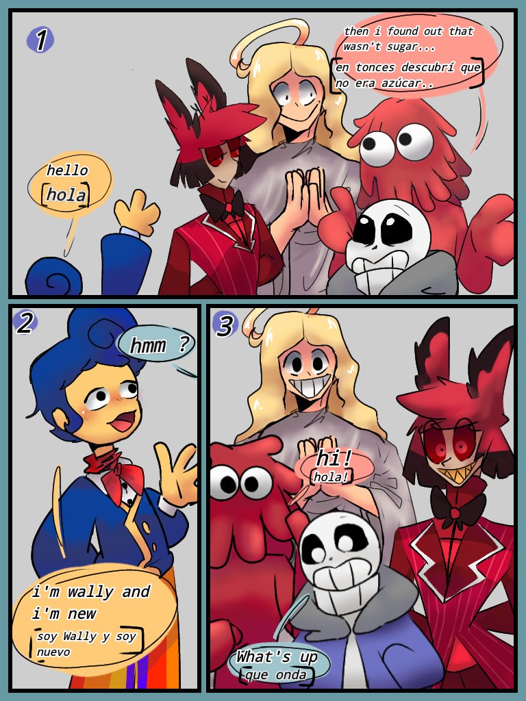 Isisb0711's tweet photo. Pobre Wally está traumatizado xd

#welcomehome #marionette #puppet #wallydarling #wallywelcomehome #wallydarlingfanart #frank #barnaby #julie #wally #angelgabriel #mandelacatalogue #mandelacataloguefanart #HazbinHotelAlastor #HazbinHotel #sans #undertale #fanart #drawing https://t.co/xzrqsS1X3q