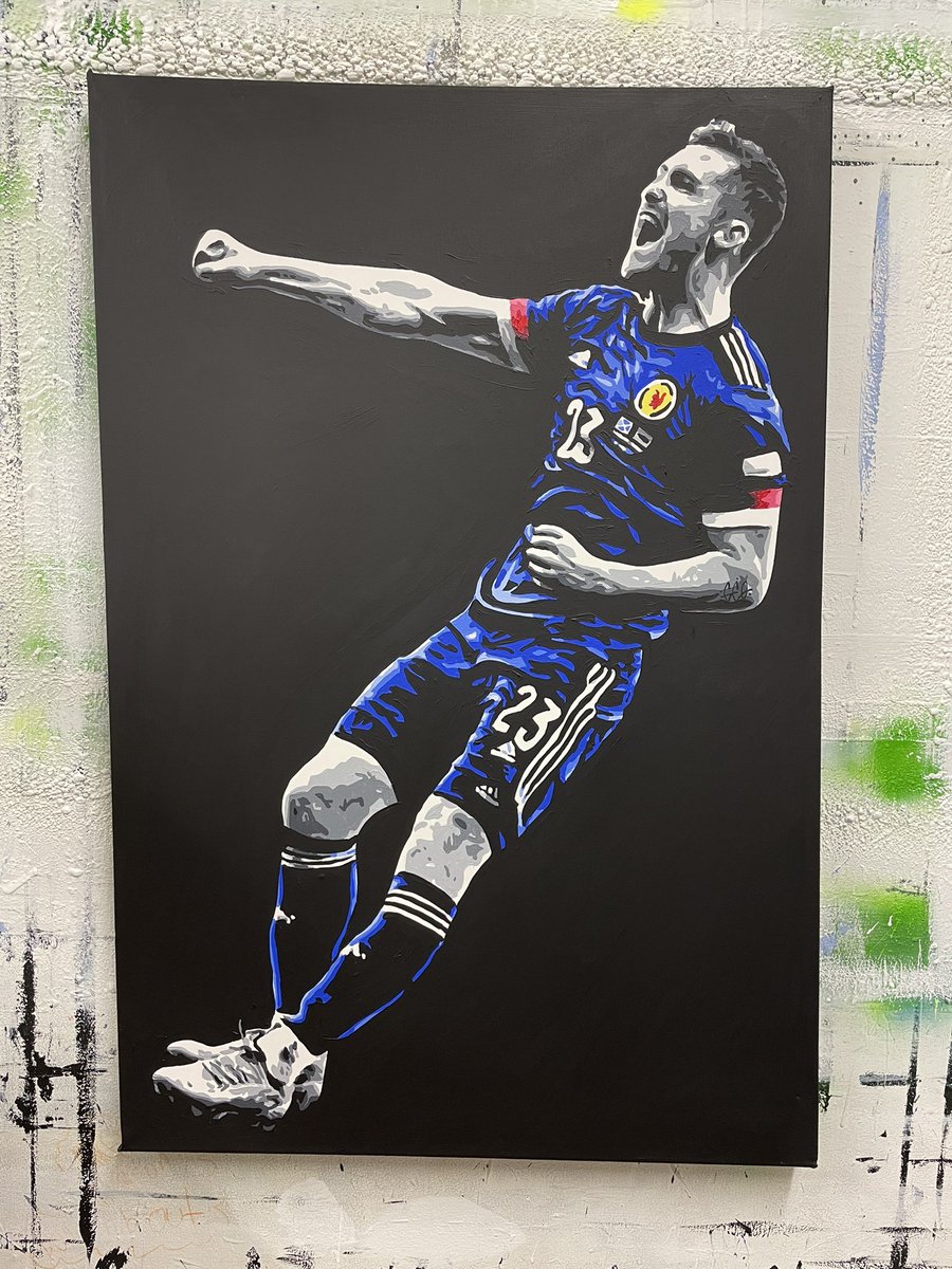geokoart's tweet photo. ‘The Braveheart Brickie’
Tony Ralston celebrates his first goal for Scotland!
So happy to see where hard work, dedication and ability got this lad. A lot of doubters out there were proved wrong.
#tartanarmy #Scotland #anthonyralston #hampdenpark #geothomson https://t.co/V4inyNTTRy