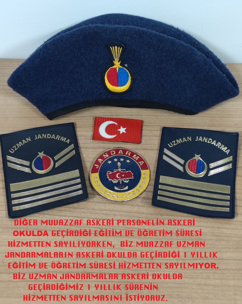 ilkerisila's tweet photo. #34YıldırBekliyoruz
UZMAN JANDARMA'lar Okullarının  Subay ve Astsubaylar gibi fiili hizmetten sayılmasını istiyor.
@RTErdogan @dbdevletbahceli @kilicdarogluk @meral_aksener @Mustafa_Destici @ErbakanFatih @vekilince @DrSinanOgan @umitozdag @erkanakcay45 @yilmaz_ismet58 @jandarma https://t.co/dgf4YPrrMM