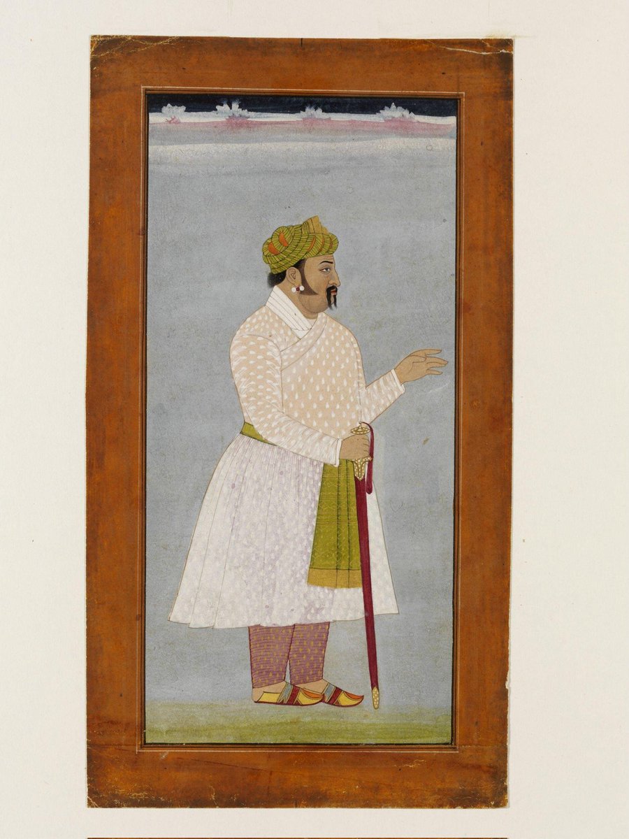 Bed time, Story time!

Now reading...

'The Stories of .....(beep) And Birbal'.

A c1890 AD portrait of Birbal, one of the 'Navratans' (Nine Gems) of the #Mughal Emperor #Akbar made at #Jaipur #Rajasthan & now at @V_and_A London.

#MughalHistory #MughalEmpire #NCERTSyllabus