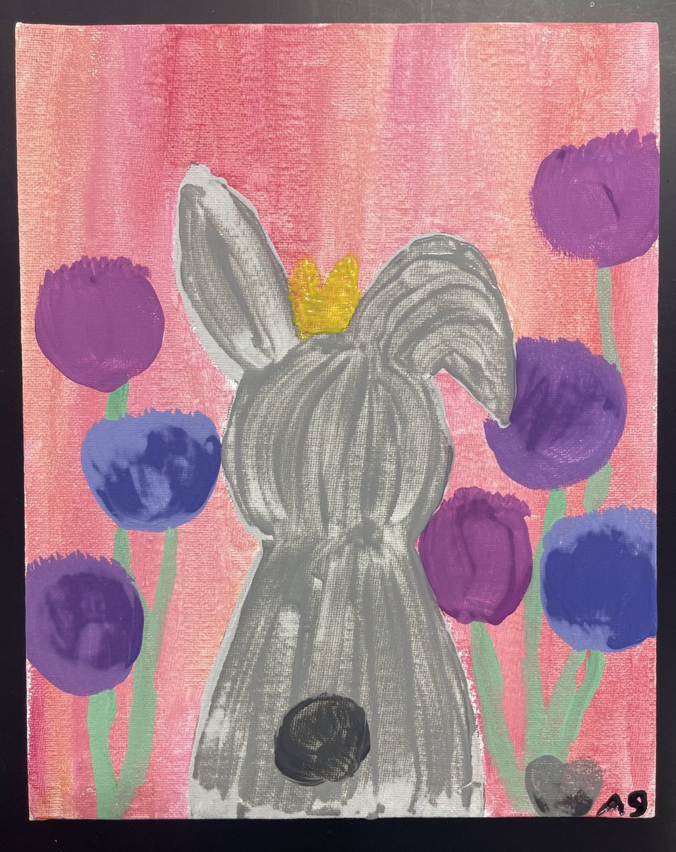 So “hoppy” with how well these kids projects came out!!  💛💗💜💙

#maydeforthis #rpnd #easter #painting #CTE
