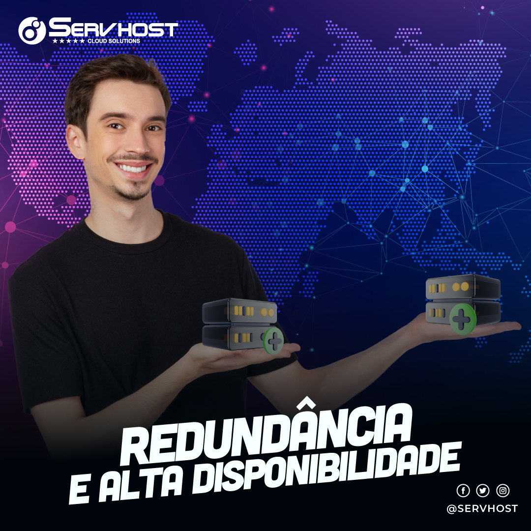 servhost's tweet image. Alta disponibilidade, como o nome sugere, implica em garantir que os recursos de TI estejam disponíveis a todo momento. 

Você sabia que é possível ter alta disponibilidade do seu sistema aqui na ServHost?

Isso mesmo, aqui você pode ter redundância de localidade. #servhost