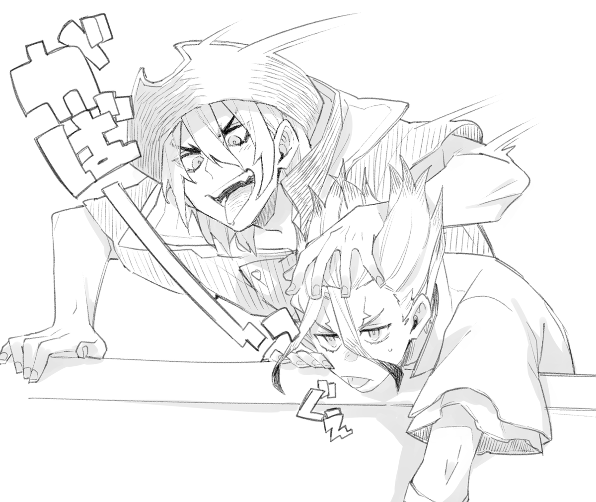 @niknik_ninnin りゅ～せんワンドロです!頭わしゃってするの可愛かった!! 