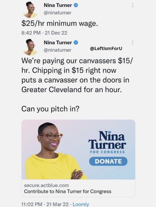 LPNational's tweet photo. @ninaturner Just not for your campaign staffers, right? https://t.co/HEbpCPIW7F