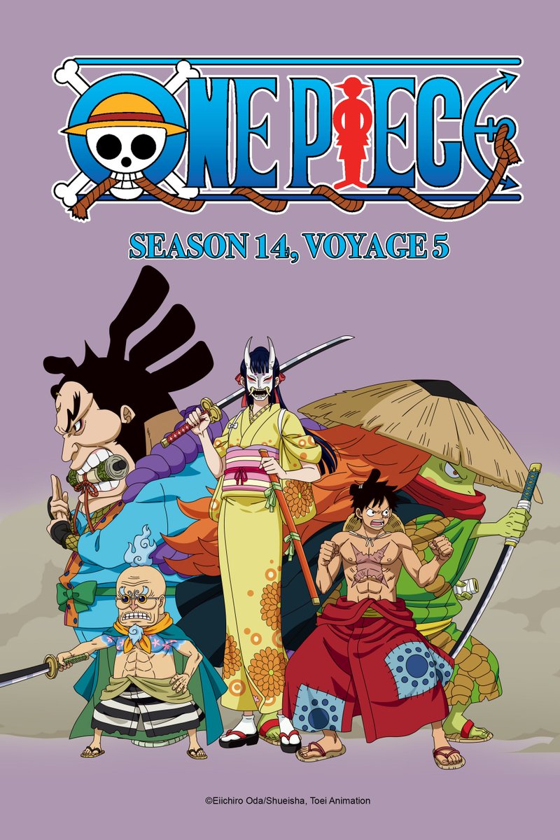 Toei Animation on X: Here comes Luffy and the Akazaya Samurai! #OnePiece:  Season 14, Voyage 5 (eps. 941-952) arrives this April 11th on Digital with  new dub episodes! 🏴‍☠️⚔️  / X
