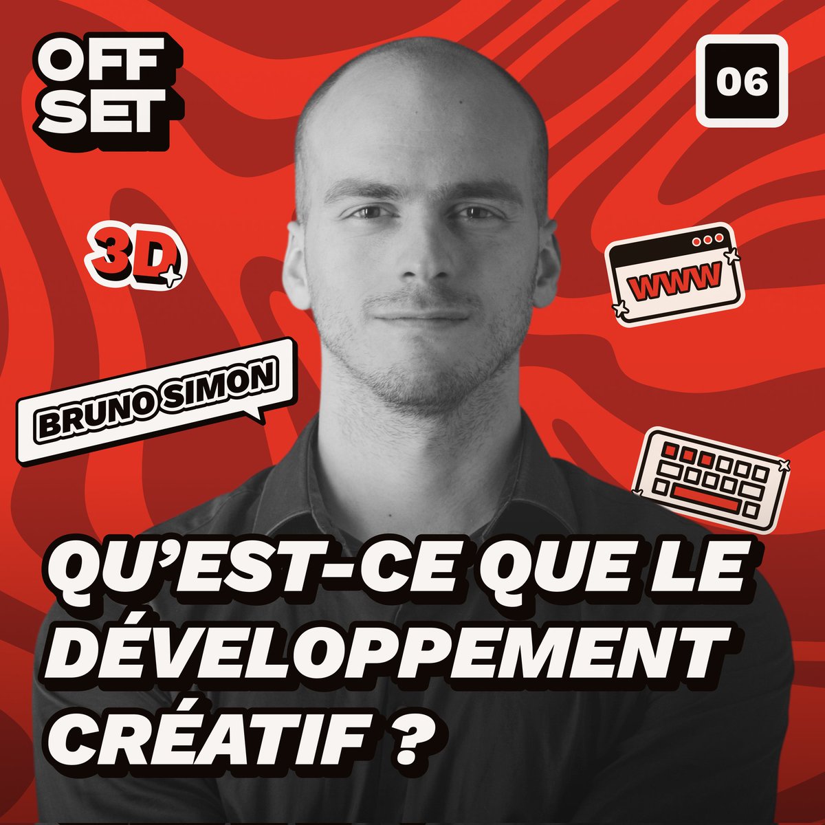 Découvrez le parcours du développeur interactif <a href="/bruno_simon/">Bruno Simon</a> dans le dernier épisode du podcast🎙️

On parle du web créatif, du futur de la 3D dans le web et de sa formation <a href="/threejs/">Three.js</a>. Bruno nous partage aussi ses conseils freelance 

Le lien pour écouter 🎧
anchor.fm/offset-records