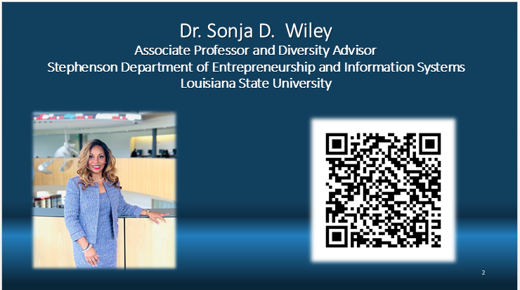Sonja D. Wiley, PhD tweet media