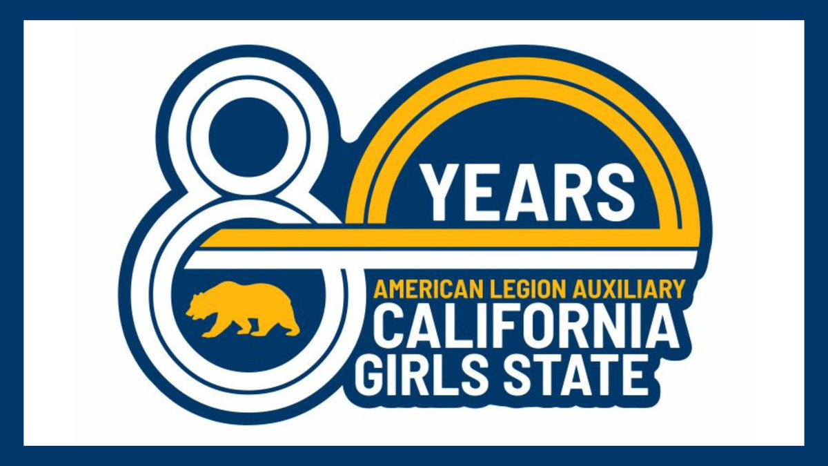 Today marks 8⃣0⃣ days out from our 80th session of #CaliforniaGirlsState!

We can't wait to meet all the delegates who will join us for this momentous milestone. Get your #GirlsState spirit on!

#CAGS80 #California #80Years