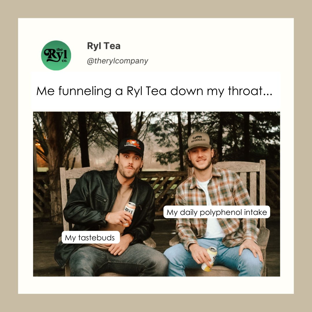 therylcompany's tweet photo. Just your daily dose of Ryl relatable content #ryltea #icedte #zerosugar https://t.co/XimifeQGkf