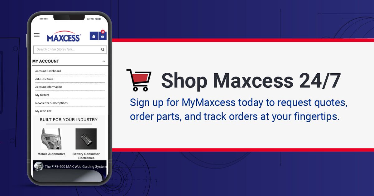 MyMaxcess just got a whole lot easier! 🙌

There's no need to call our customer service line for tracking and ordering. Easily track packages on-the-go and reorder the products you need right from your phone, anytime anywhere!