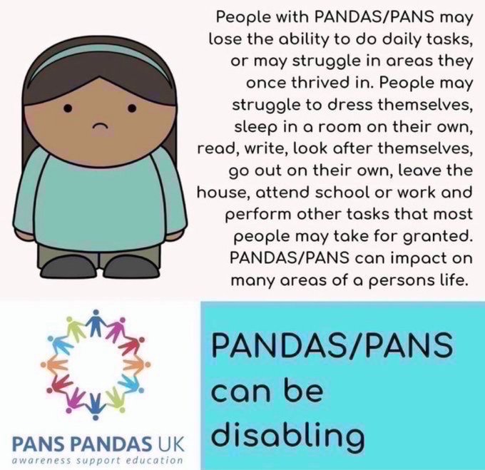 CharmingAngelCo's tweet photo. Often when you have child with #Pans #Pandas you live life in lockdown. Horrific symptoms make leaving house seem impossible 2 child affected. They miss out on so much &amp; lose childhood, family, friends &amp; education. Sad fact is it really doesn't have 2 be this way! #PansPandasHour https://t.co/pIinSacd6h