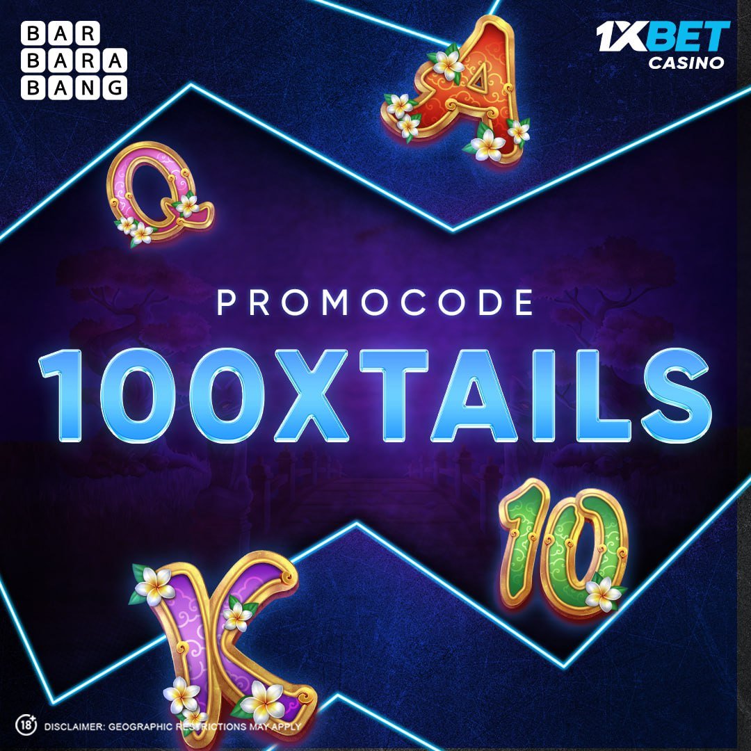 💰PROMOCODE
YOUR CODE: 100XTAILS
YOUR GAME:  Tales of the Nine-Tailed by BarbaraBang

FREESPINS: 100

Terms & Conditions
1.Promocode is valid until: 10.04
2.Wager: x15
3.SLOT: Tales of the Nine-Tailed by BarbaraBang

Join 1xbet entering #PromoCode 1XBETBN
Get 100% Bonus