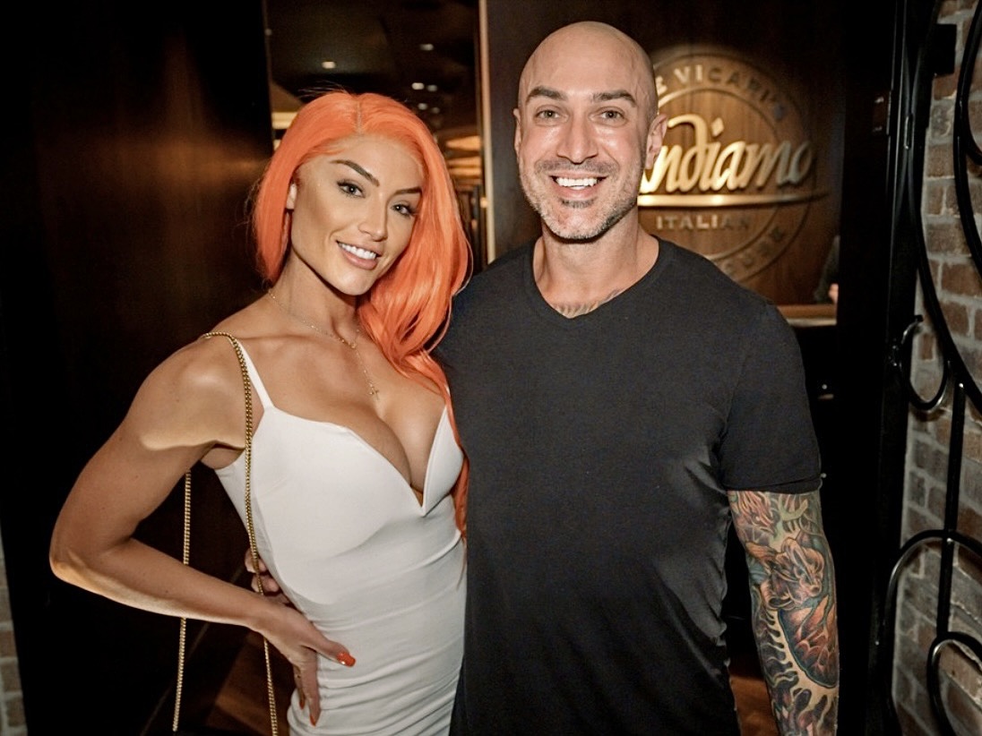 #TBT: You know the @WWE superstars love their @AndiamoLV! We’re throwing it back to when the lovely powerhouse @natalieevamarie and her husband @Jonathan_Coyle were spotted at their favorite steakhouse. 🔥 Book your reservation today: opentable.com/joe-vicaris-an…