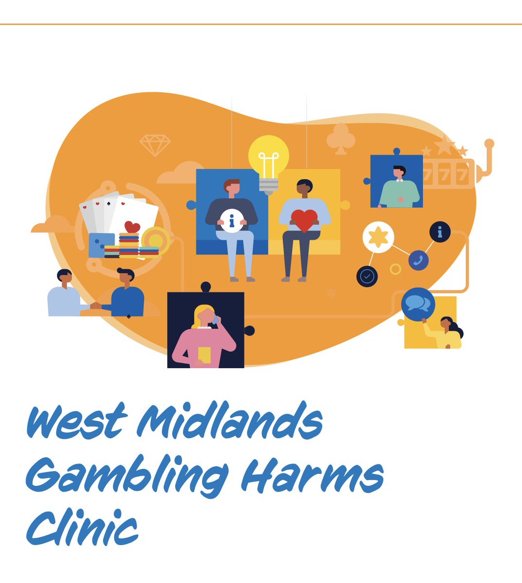 In_to_recovery's tweet photo. Reflective day at the @WMGamblingHarms hub. Talking with the team, Anna-luisa and @DrAddictions about the beginning of the new service. #TimeToTalk about gambling and lift the #Stigma to make accessing support the same as any #healthcare option. 👉 https://t.co/klpVXxqI04 https://t.co/I0IJIPTAl6