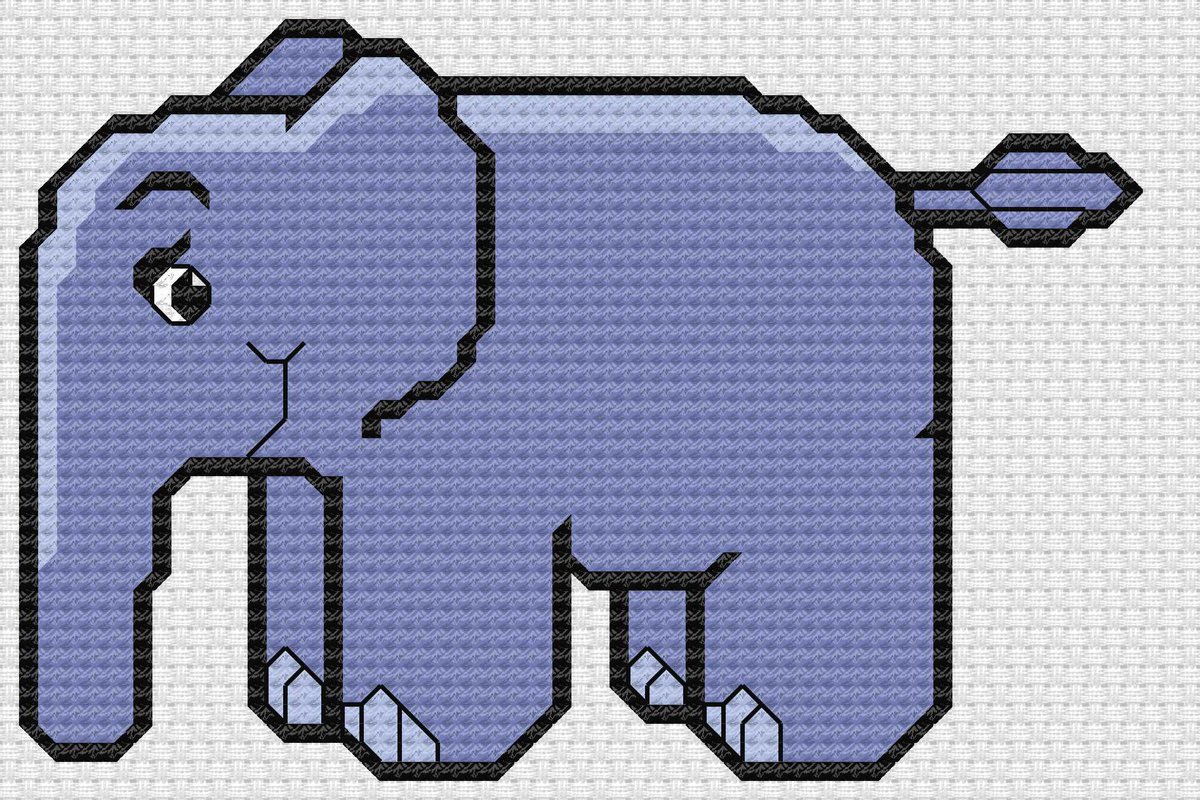 carolinapoena's tweet image. Practicing my pattern-making skills 😁 #ElePHPant