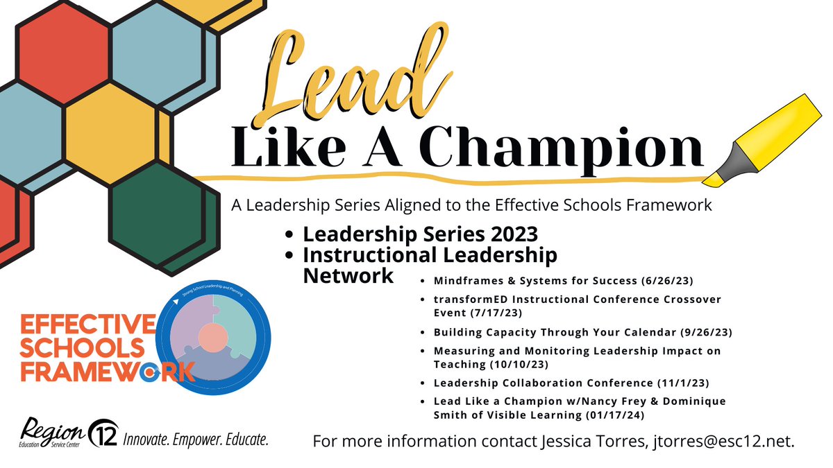 Region12Leaders's tweet photo. We are so thankful for all of the amazing Asst Principals that serve the students of Region 12!
We would love to have you join us for the Leadership Series 2023! Participation in the series provides an opportunity to apply for our 2023 Principal Leadership Institute. #R12LLAC https://t.co/fYeeVl8B9P