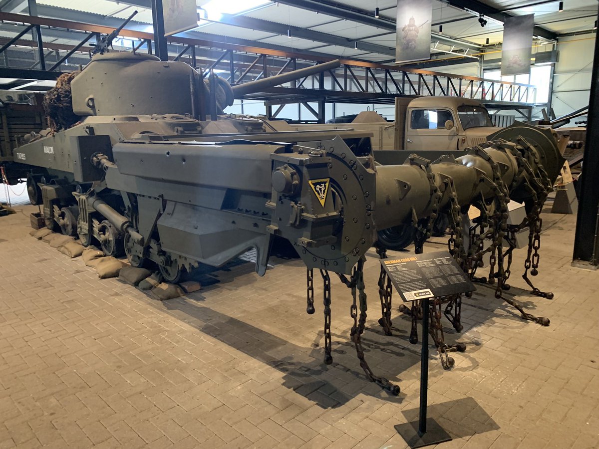 nipsre's tweet photo. Thoroughly enjoyed the @Oorlogsmuseum in Overloon in the Netherlands this week. Some great #SapperHistory here @RE_Hist_Society including the only remaining conger explosive minefield breaching equipment from #WW2 https://t.co/170QL7AncJ