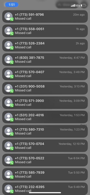 I need a spam call blocker. This is out of hand https://t.co/oRuMp6k6VQ