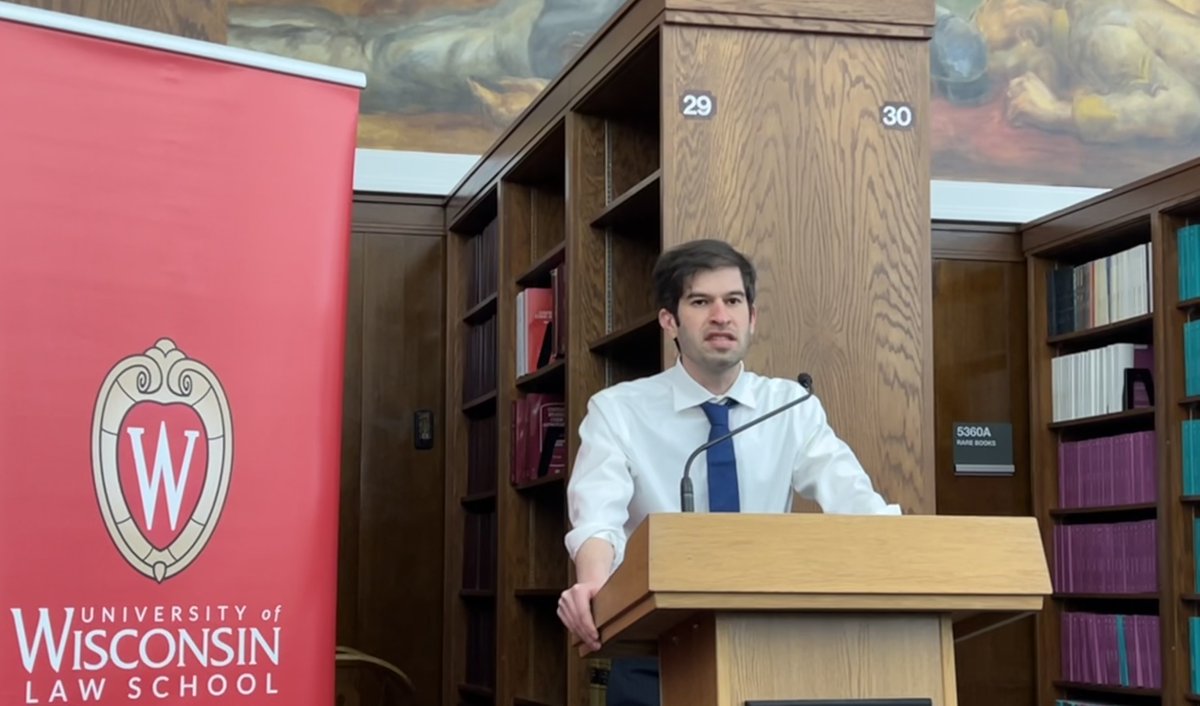 WisconsinLaw's tweet photo. Rules are sometimes meant to be broken. And for Joshua Braver, who grew up a bit of a rebel, it makes sense that he’d wrestle with that idea in his first book. In “We, the Mediated People,” Braver examines the perils and promises of illegal constitution-making by the people. https://t.co/eYqXDxTOvH