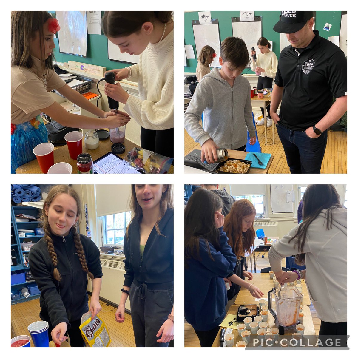 MrJonesTVDSB's tweet photo. Thanks to @fieldtotruck Chad coming in to act as a mentor to our 7/8s as they design and create their own food truck. Menu and taste testing day! @WortleyTVDSB @TVInnovates https://t.co/ZxIil8lBLp