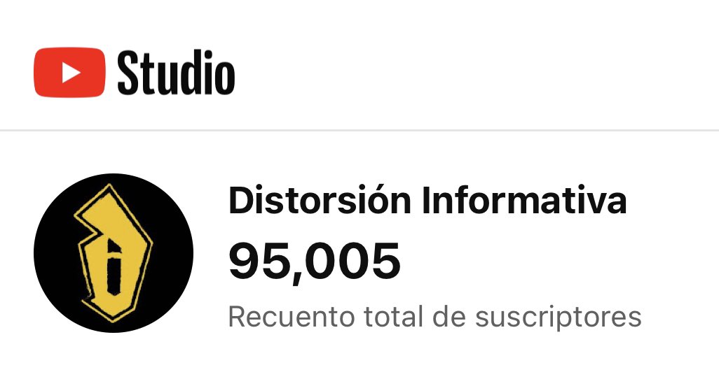 Oficialmente faltan sólo 5k subs para por fin llegar a 100k. 

Este año es el bueno 💛