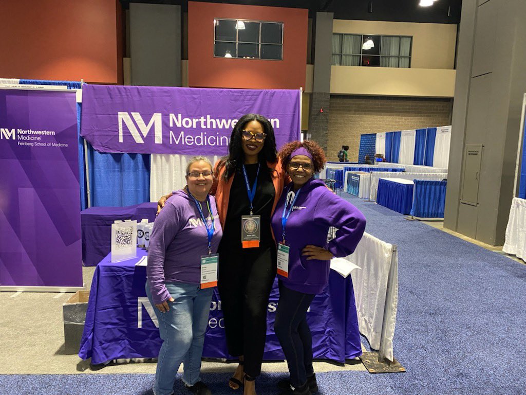 teni_brown's tweet photo. It’s that time! @SNMA #AMEC2023, stop my @McGawGME @NUFeinbergMed booth. We would love to meet you https://t.co/5DDcYZ0e9V