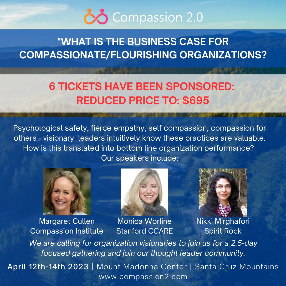 carsonkelly23's tweet photo. An amazing lineup of people exploring the benefits of Compassion in organizations from an ROI perspective. https://t.co/wAHYyI1xqc