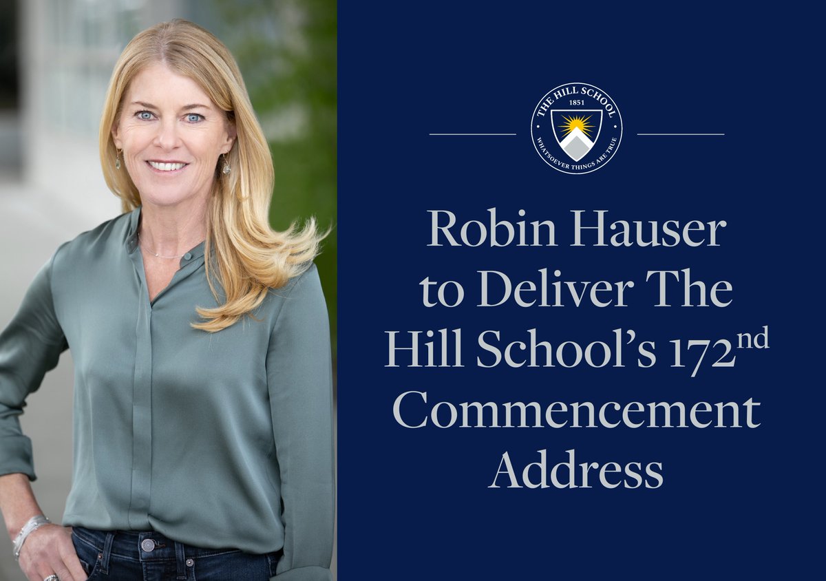 HillAlumni's tweet photo. We are excited to announce that Robin Hauser, an award-winning documentary director for Finish Line Films and champion of women’s rights and social justice, will deliver this year’s Commencement address on Saturday, May 27. Click here to read more: https://t.co/s5esftMgeE https://t.co/DburrP9EQd