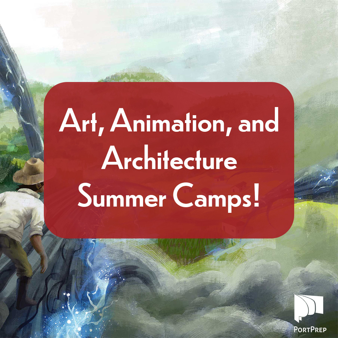 Dates and details for our Summer camps are now available on our website! Sign-up now before the spots fill up! portprep.com/summer-camps #summercamp #camp #art #animation #architect