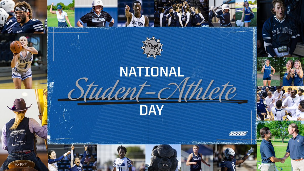 Happy National Student-Athlete Day Bulldog Nation‼️ #BlueCollar