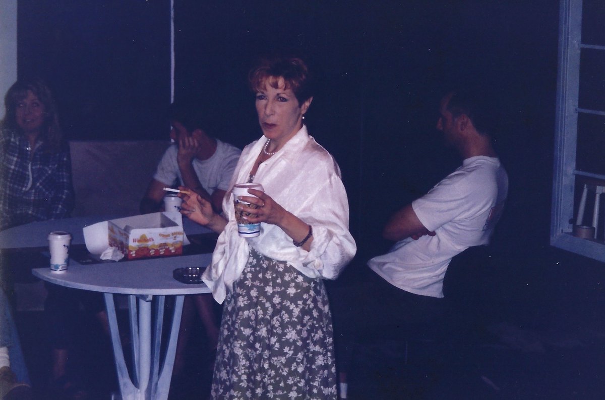 MeisnerActor's tweet photo. Oscar nominee #LynnMamet's #TheWalkingWounded won #DramaLogue Awards for #WylieSmall and
#DonAgnelli. "Live" at the Sanford Meisner Center for the Arts - late 1990's. With #PatrickWood #LesWilliams #CaseyPayden. I was Lynn's AD on this one, also did the lights and sound. https://t.co/pA6xykxfGd