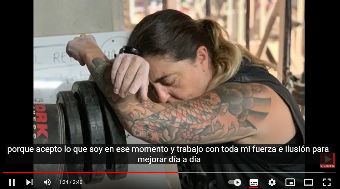 He hecho un pequeño vídeo dedicado a todos mis guerreros y a los que no dejan de luchar NUNCA.
youtube.com/watch?v=1_zT-D…