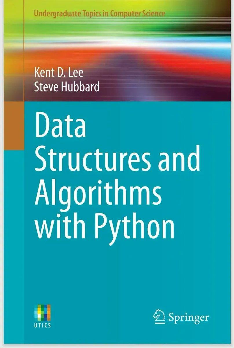 Learn Data Structures and Algorithms with Python

Book link 🧵👇