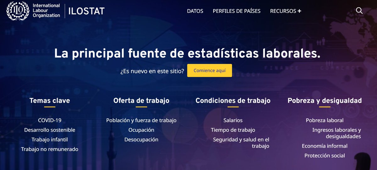 OITCinterfor's tweet photo. ✅ ¿Conocés el sitio de #OIT que reúne estadísticas clave sobre los mercados laborales del mundo?
▶️ Entrá acá y descubrí todo el contenido de libre acceso que tenemos: https://t.co/IDwifWvpQf
#ILOSTAT https://t.co/Porwc4wn09