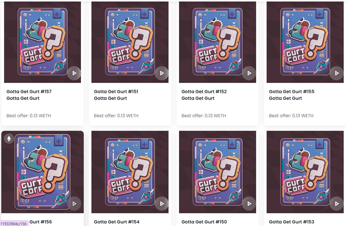 Got to mint 8 
Thank you <a href="/Defacedstudio/">Defaced</a> for such a great drop. Can't wait to get to know my new family better.
#GottaGetGurt