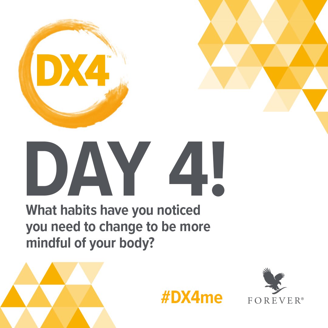 ForeverGlobalHQ's tweet photo. We finally hit Day 4 in DX4! What are your immediate thoughts? What habits have you noticed you need to change to be more mindful of your body?
#flp #forever #living #dx4 #dx4me #mindset #reset #dx4program #foreverlivingproducts #foreverliving https://t.co/VCmx2rjX7D
