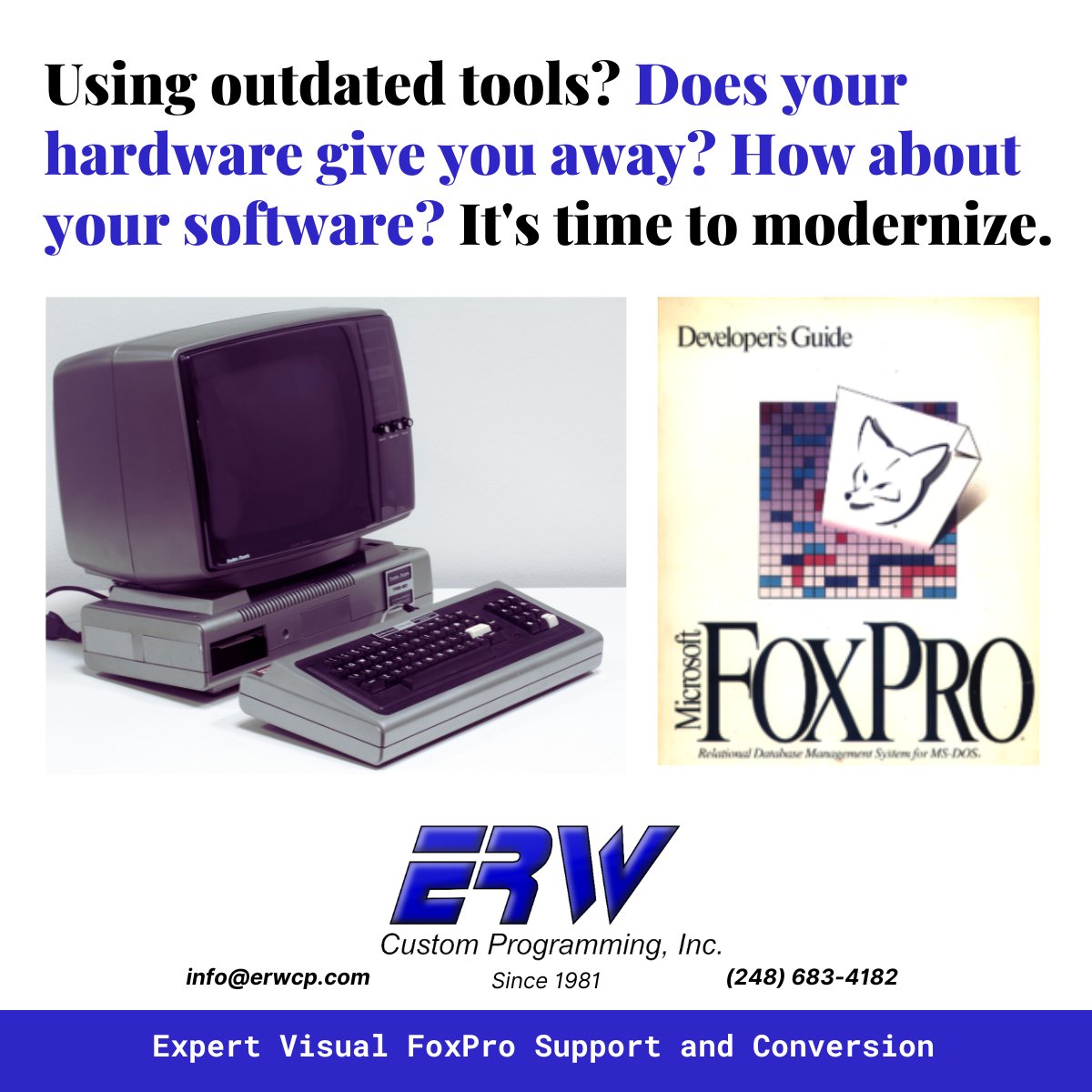 erwcp_inc's tweet image. #VisualFoxPro #FoxPro #ExpertProgrammers