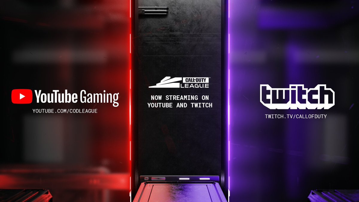 BREAKING: The Call of Duty League will now be streaming on both Twitch and YouTube.