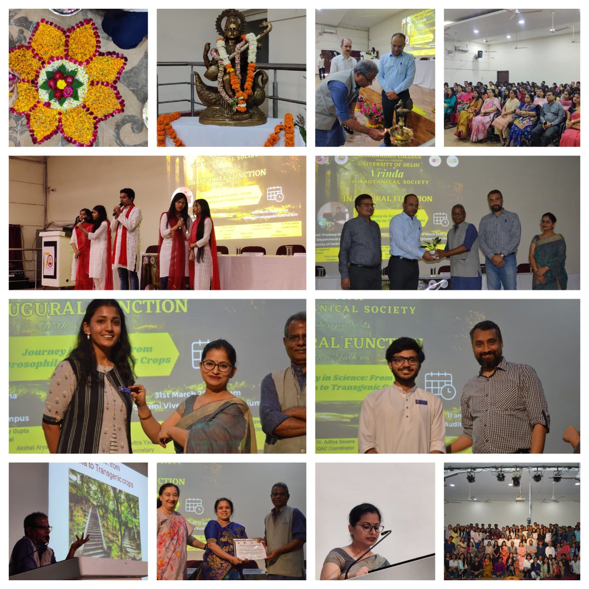 BotanyDBC's tweet photo. Inaugural function of Botanical Society VRINDA-2023 https://t.co/87kXEamfcc