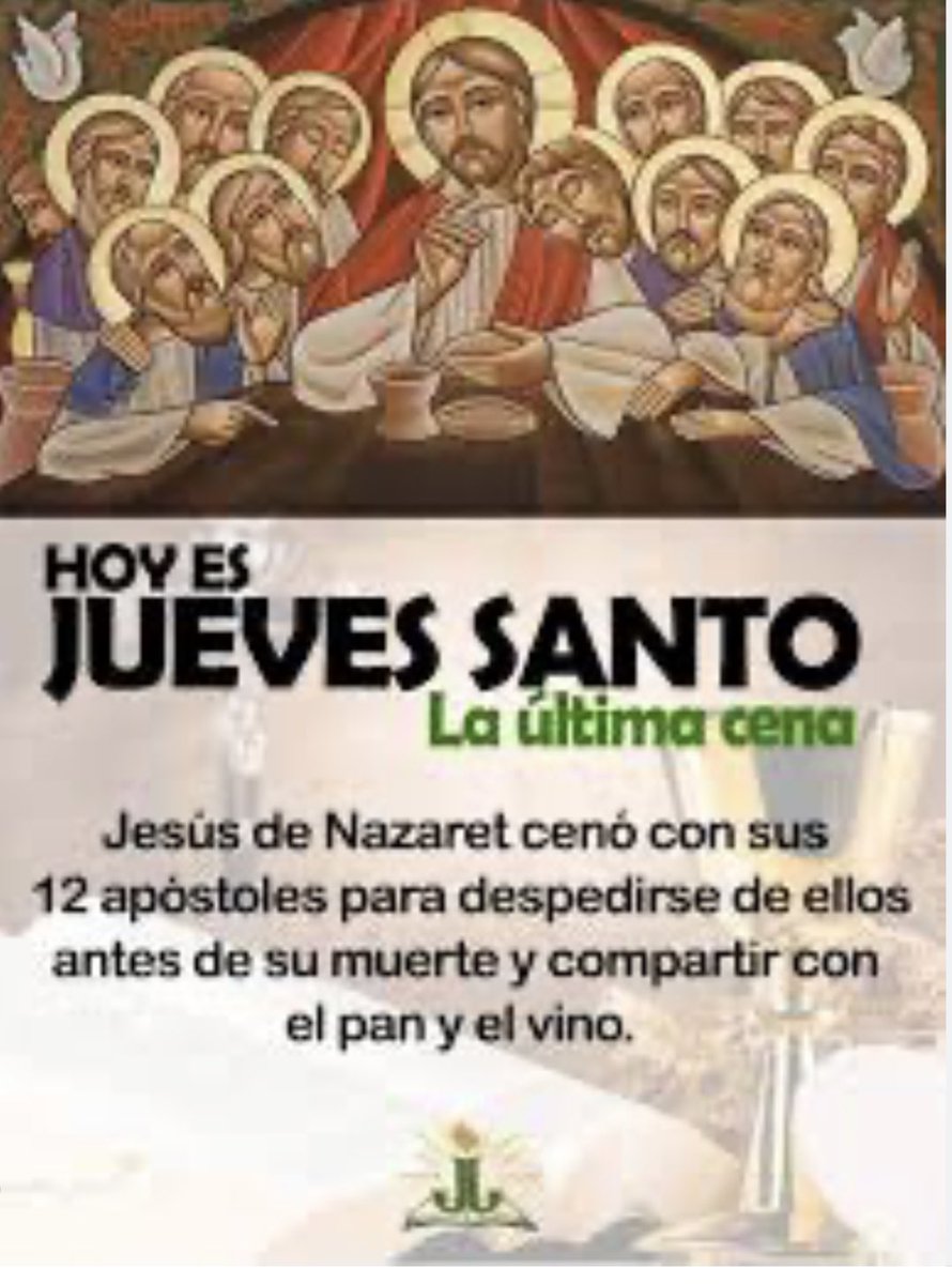 #FelizJuevesSanto <a href="/Pontifex_es/">Papa León XIV</a>