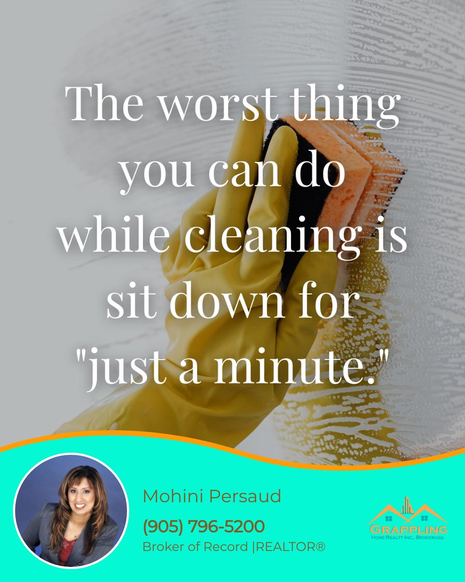 ItisMohini's tweet photo. Note to self; cleaning is a marathon, not a sprint! Don't let that 'just a minute' break become a Netflix binge. Keep cleaning and conquer the mess.
#LifeLesson #NoSitting #Kitchen #House #Cleaning #Tips #torontorealestate #bramptonrealestate #mississaugarealestate https://t.co/4pum6RCeSM