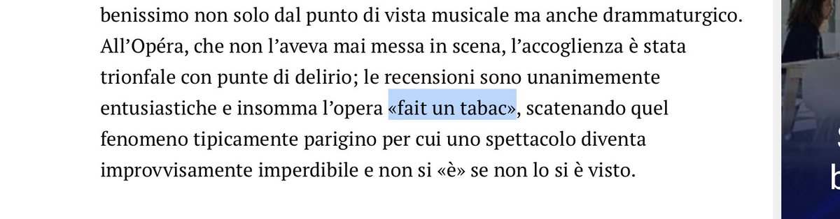 HellTweet's tweet photo. "Il fait un tabac" apparently is how the French say "it's a hit." I did not know that. (It certainly didn't make much tobacco back in 1987 when it premiered.) https://t.co/b7ZKrhLWvB