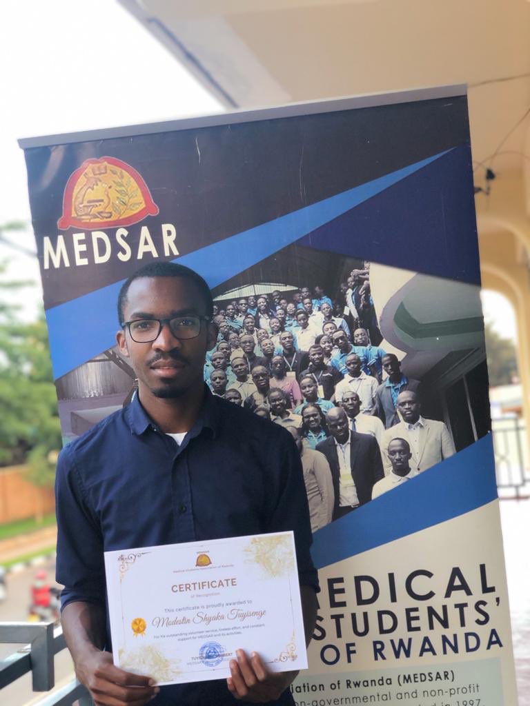 medsar_rwanda's tweet photo. Today, we appreciated our members from @ughe_org for their outstanding volunteer service, tireless effort and constant support for MEDSAR and its activities including recent #MEDSARDay2023 and we encouraged them to keep serving MEDSAR. https://t.co/MfemuaPWLB